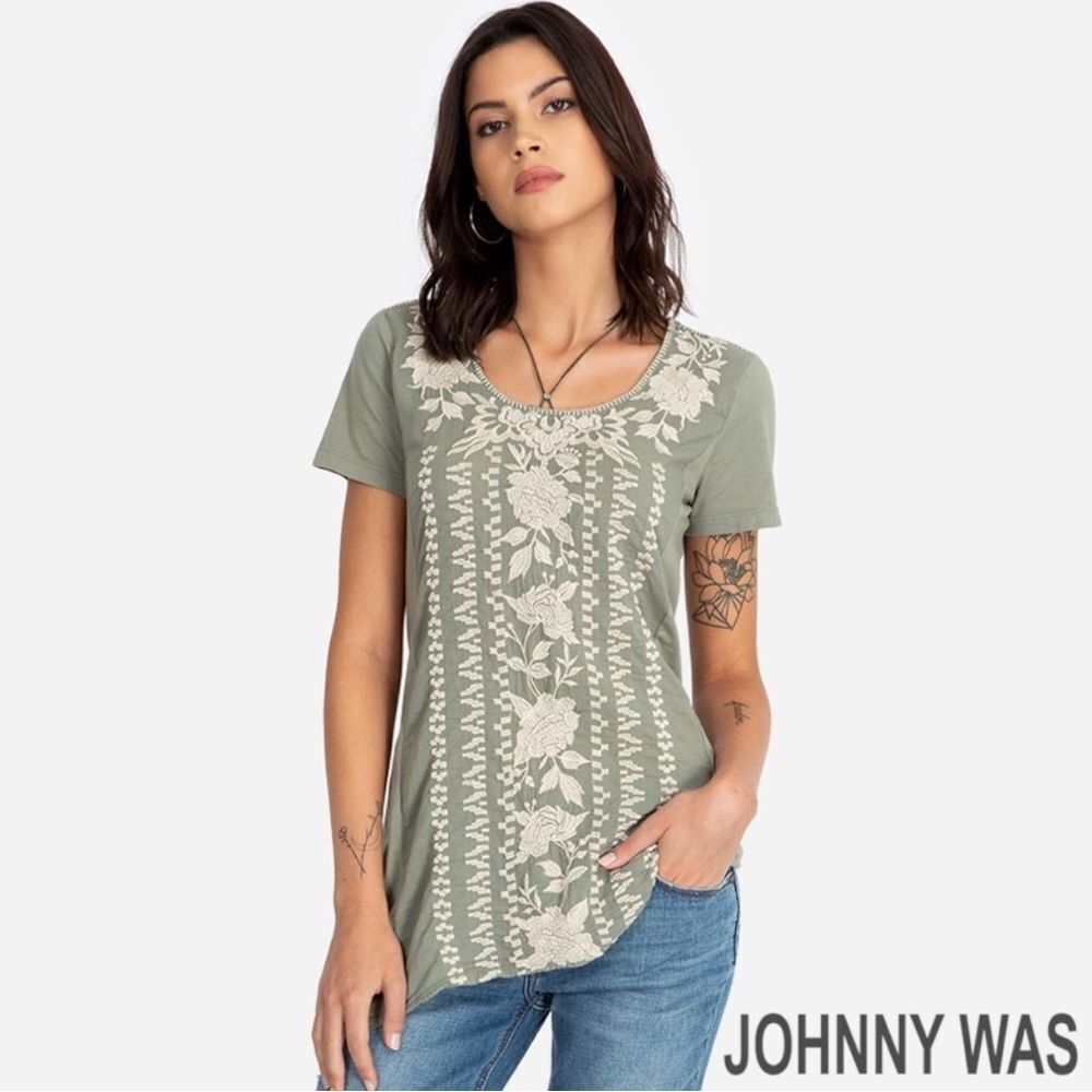 Johnny Was **NWT** Letty Woven Tunic in Tortoise